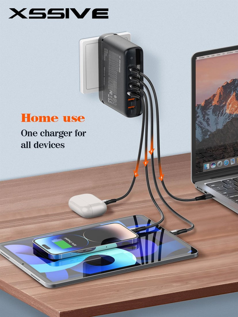 Xssive Super Fast Charger 140 W GaN – Schwarz