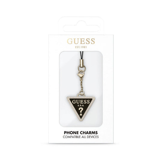 Guess Universal Wrist Chain – Diamond Charm – Black