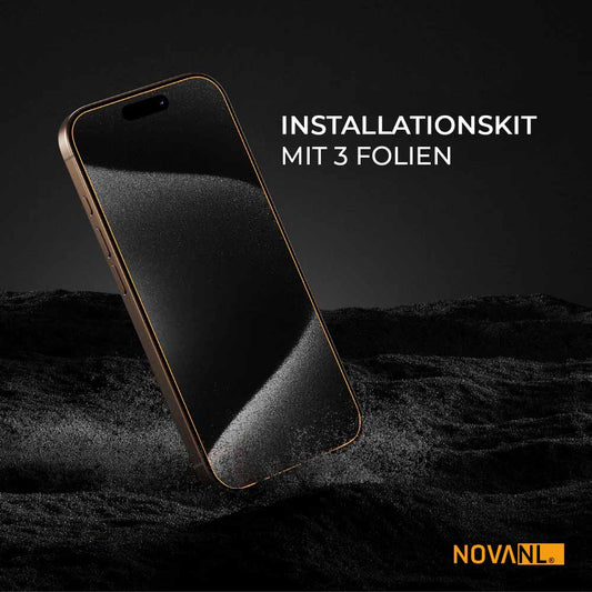 3-in-1 Schutzfolie Displayschutz inkl. Montagerahmen