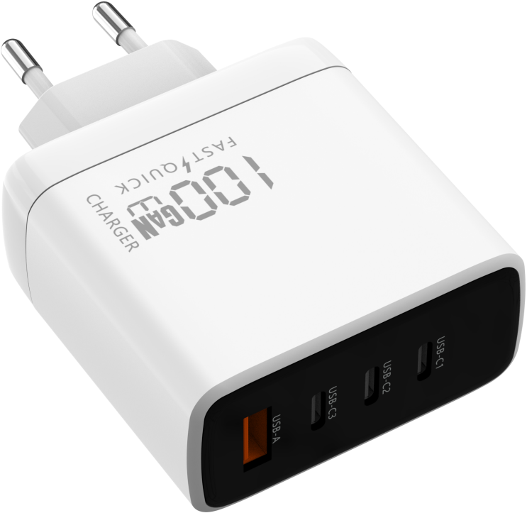 Xssive XSS-AC75 100 W GaN PD Schnellladegerät – Weiß