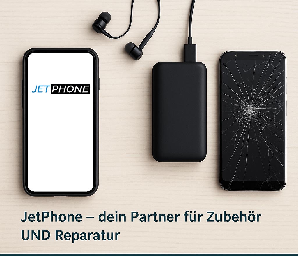 Handyzubehör kaufen und Handy reparieren in Düsseldorf | alles aus einer Hand bei JetPhone