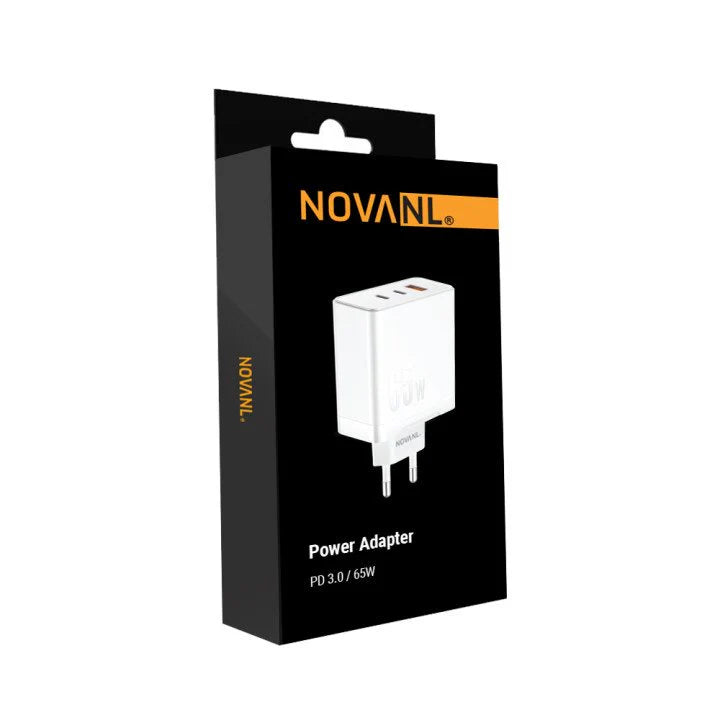 NOVANL ProCharge Ultra 65 W – Kompakter GaN-Ladeadapter mit 2× USB-C & USB-A