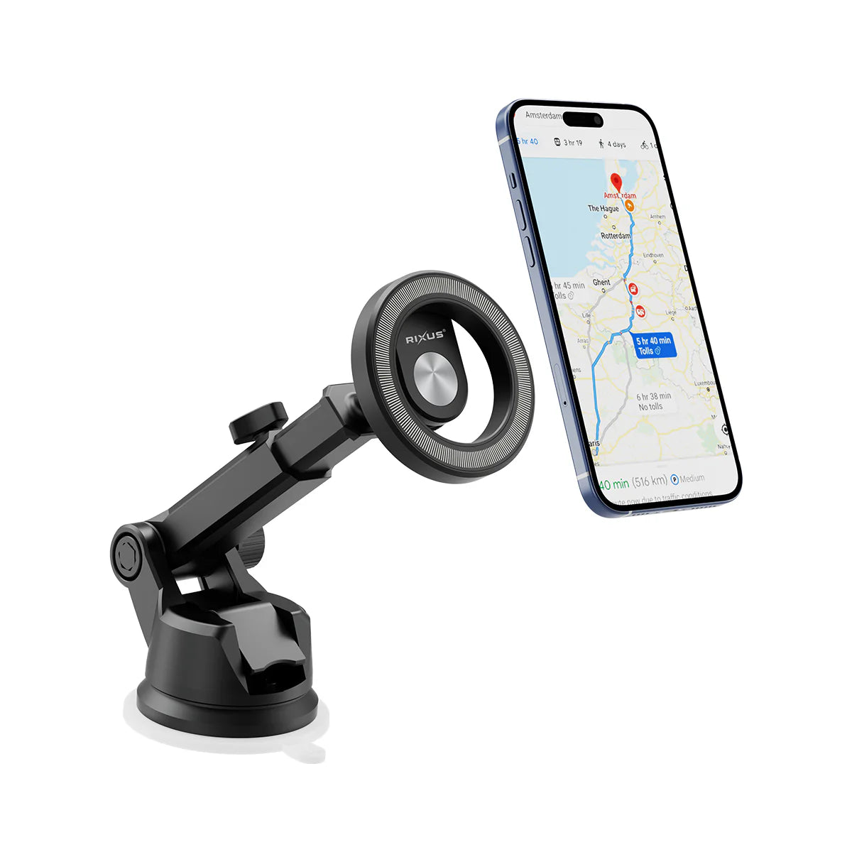 Rixus RXHM12 Dashboard Circle MagSafe Auto-Halterung