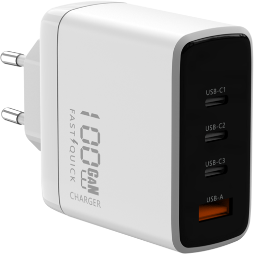 Xssive XSS-AC75 100 W GaN PD Schnellladegerät – Weiß